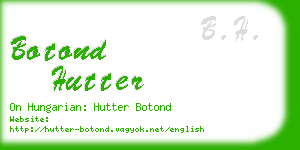 botond hutter business card